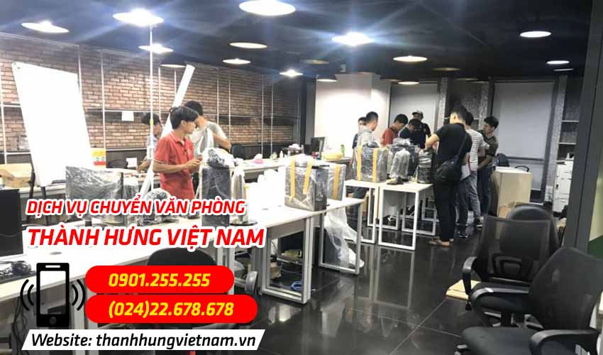 Dịch vụ chuyển văn phòng trọn gói tại Quận Thanh Xuân
