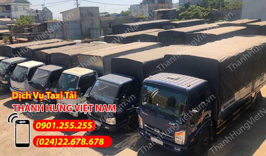 Hệ thống xe tải số lượng lớn và đa dạng về tải trọng kích thước